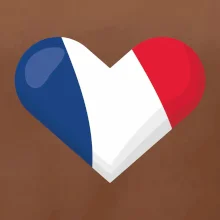 Francúzska vlajka srdca