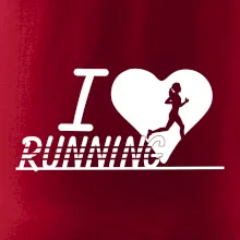 I love running dievča