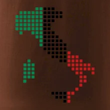 Taliansko obrys vlajka