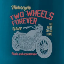 Two wheels forever go fast Two wheels forever go fast