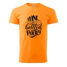 Wine is bottled poetry