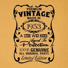 Vintage Etiketa - 1953