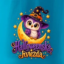 Halloweenska hviezda - sovička na mesiaci
