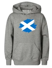 Škótska vlajka kreslená štetcom