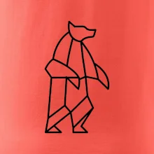 Geometria ľadový medveď stojaci