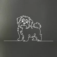 Havanský psík linka jedným ťahom