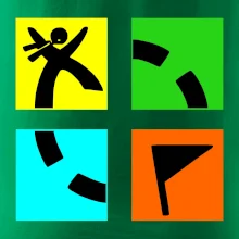 Geocaching logo farebné