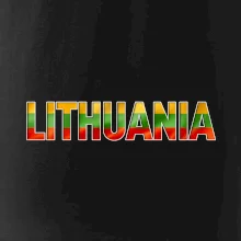 Lithuania - nápis vlajka Lithuania - nápis vlajka