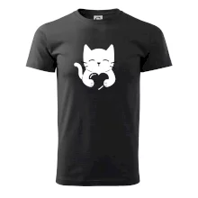 Mačka drží srdce Mačka drží srdce