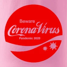 Corona virus pandemic logo