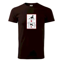 Tričko pre odporcov sraní na chodníku