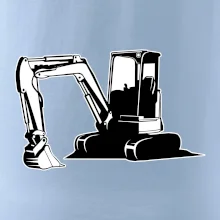 Bager bez nápisu čiernobiely