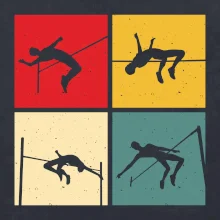 Skok do výšky vintage