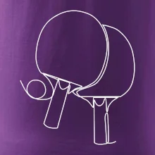 Rakety na stolný tenis jedným ťahom