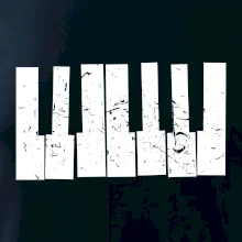 Klávesy vintage Klávesy vintage