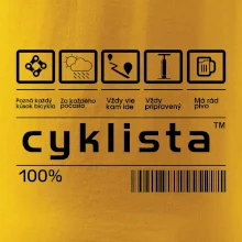 Čiarový kód - cyklista