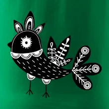 Vtáčik čiernobiely folklór