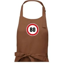 Dopravná značka - obmedzenie rýchlosti 80