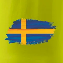 Švédska vlajka kreslená