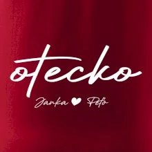 Otecko - tričko s menami deti Otecko - tričko s menami deti