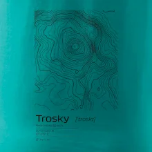 Trosky - vrstevnice v obdĺžniku