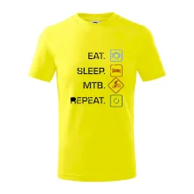 Eat sleep MTB repeat