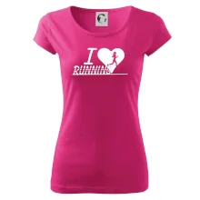 I love running dievča
