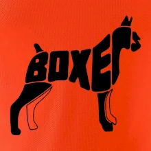 Boxer nápis v tele