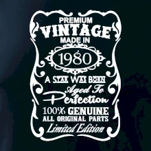 Vintage Etiketa - 1980 Vintage Etiketa - 1980