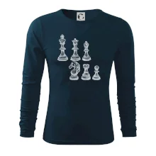 Šachové figúrky kreslené