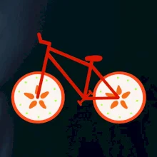 Bicykel Jablko (Moňas)