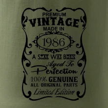 Vintage Etiketa - 1986 Vintage Etiketa - 1986