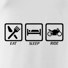 Eat sleep ride - cesta Eat sleep ride - cesta