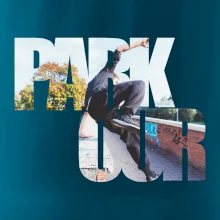 Parkour nápis v meste