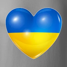 Ukrajina srdce vlajka