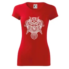 Steampunk sova čiernobiela