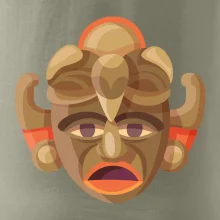 Mayové maska černoch