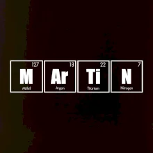 Periodická tabuľka Martin