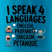 I speak 4 language - Petanque