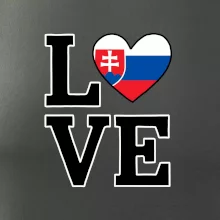 Love Slovenská vlajka