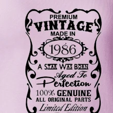 Vintage Etiketa - 1986