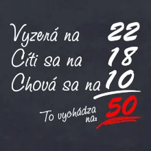 Vyzerá, cíti sa, chová sa - 50 rokov Vyzerá, cíti sa, chová sa - 50 rokov