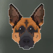 Nemecký ovčiak - Rozpixelovaný Nemecký ovčiak - Rozpixelovaný
