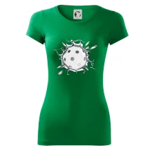 Florbal lopta v triku Florbal lopta v triku