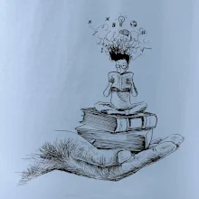 Čitateľ - ruka kreslená Čitateľ - ruka kreslená