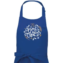 Merry christmas - nápis guľatý