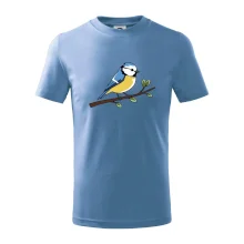 Sýkorka modrinka na vetve