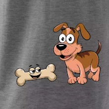 Parové tričko - Pes a kosť