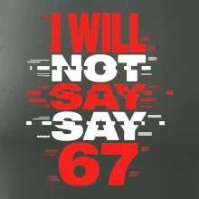 Červený - I Will Not Say SAY 67