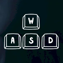 WASD klávesy - prso